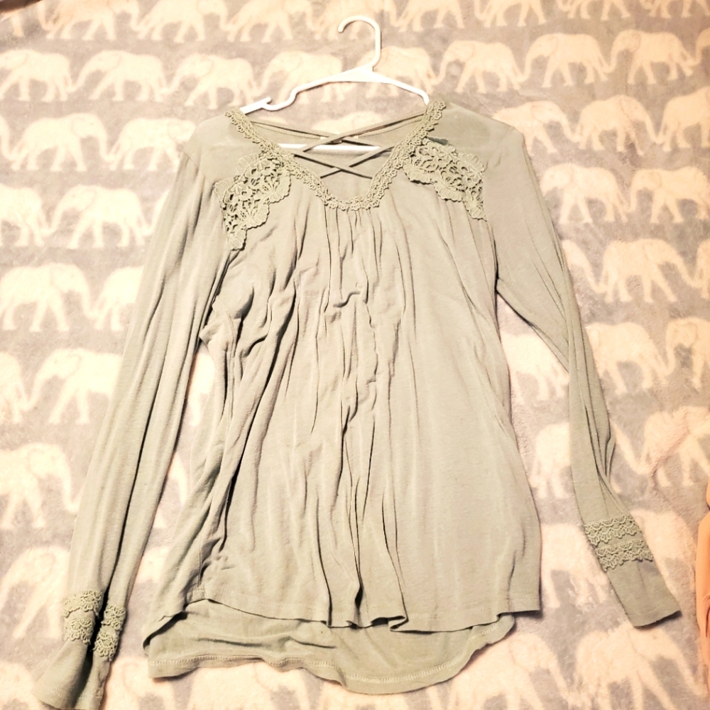 Long sleeve blouse